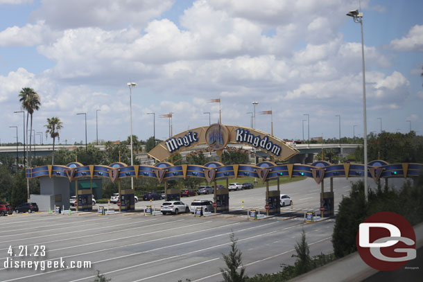 Magic Kingdom parking entrance