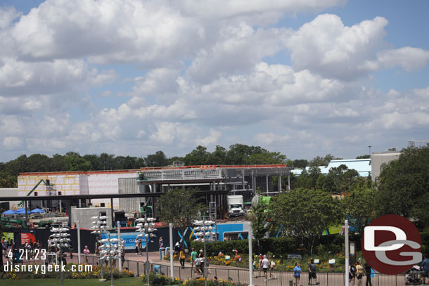 A look at the rest of the construction in the center of the park as we made our way around.