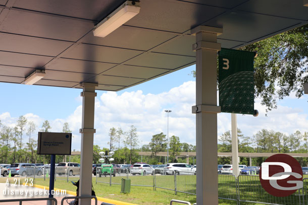 1:10pm - At the Coronado Springs bus stop