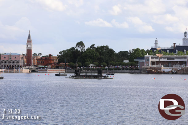 You can now have mostly clear views across the lagoon again from several angles