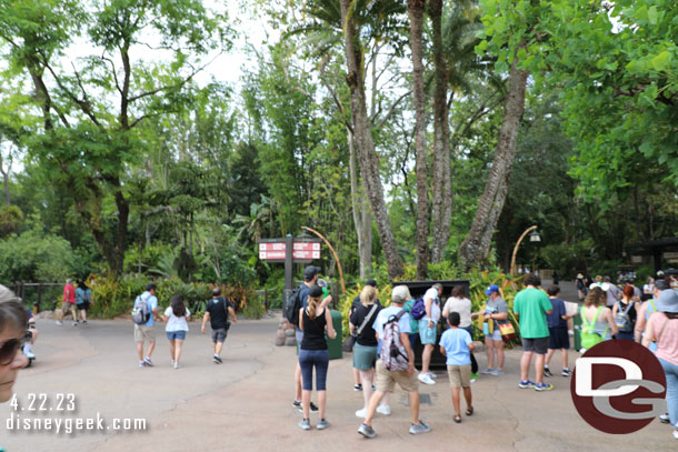 Commemorative guidemaps were still plentiful and many guests were stopping to pick up some.