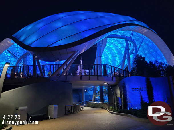 TRON from the walkway to Storybook Circus