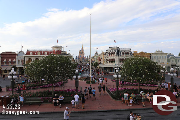 Main Street USA this evening