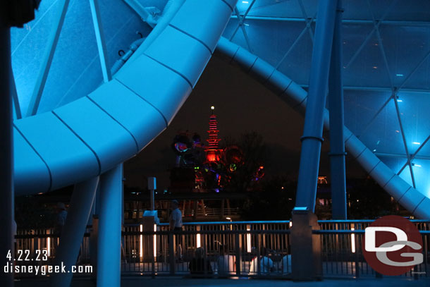 Looking toward Tomorrowland