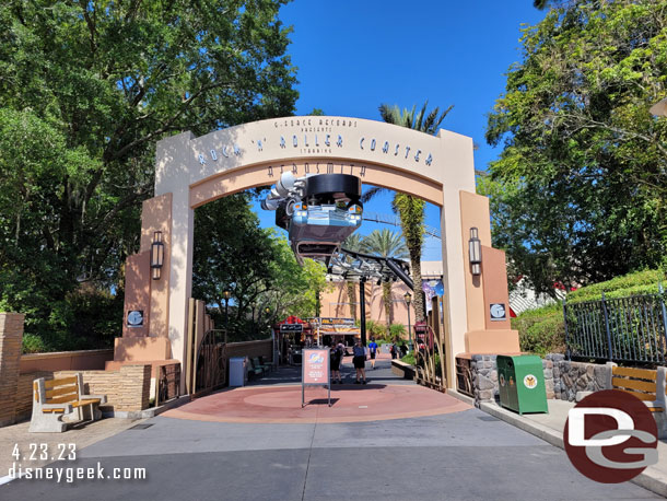 The Rock n Roller Coaster is closed.