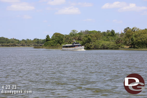 Our boat arriving.