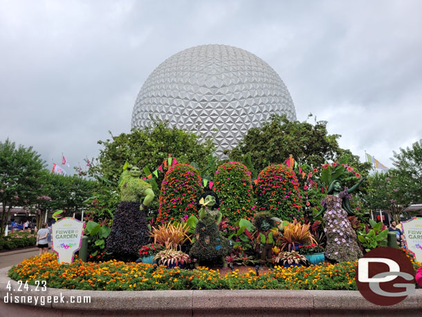 6:10pm - Made it to Epcot