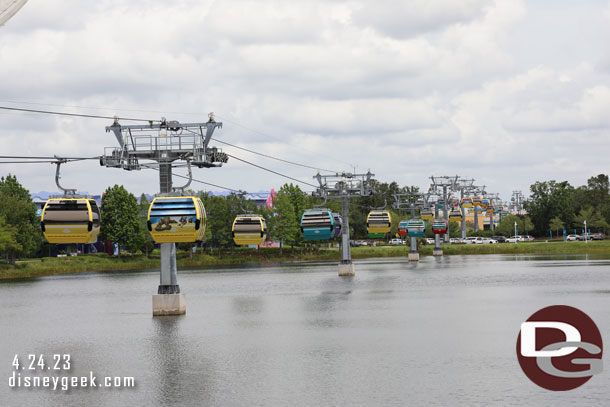 12:17pm - Arrived and walking toward Pop Century