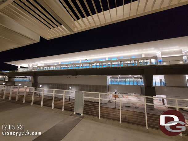 4:41am - Parked at the LAX Economy Parking and waiting for the elevator.  A quick look at the Automated People Mover station. This system will be opening in 2024.