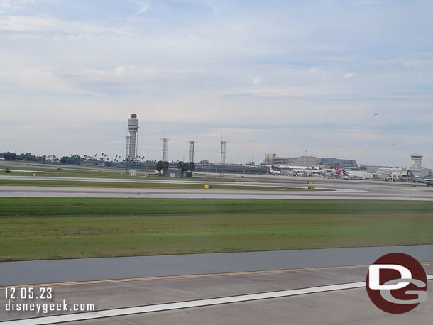 3:16pm - Touchdown in Orlando.