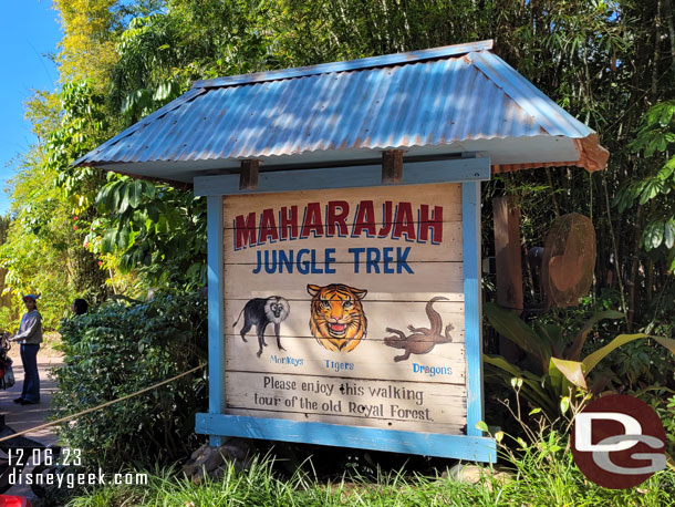 Decided to visit the Maharajah Jungle Trek