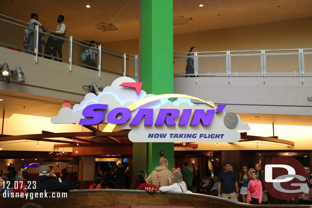 Soarin' features the original California Film