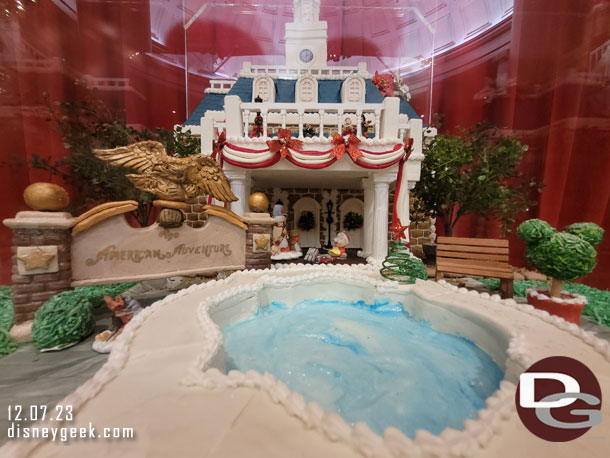 The American Adventure gingerbread