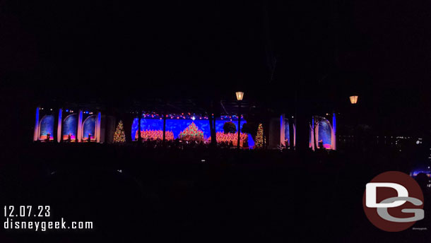 Ready for the Candlelight Processional at EPCOT