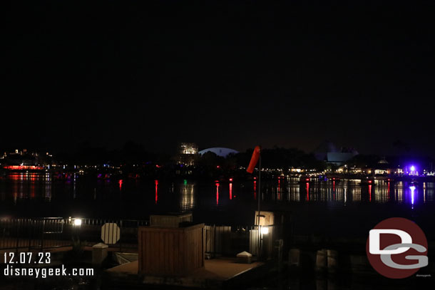 World Showcase Lagoon is read for Luminous in 90 minutes