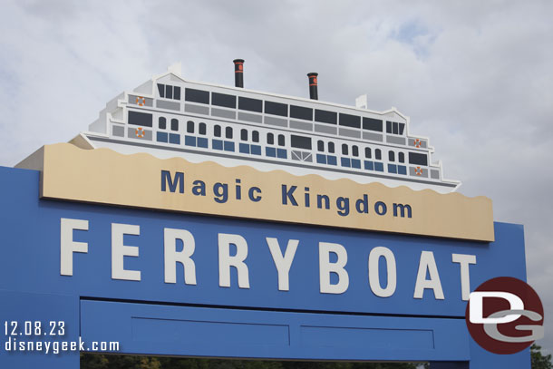 Transportation and Ticket Center signage has been renovated since my spring visit.