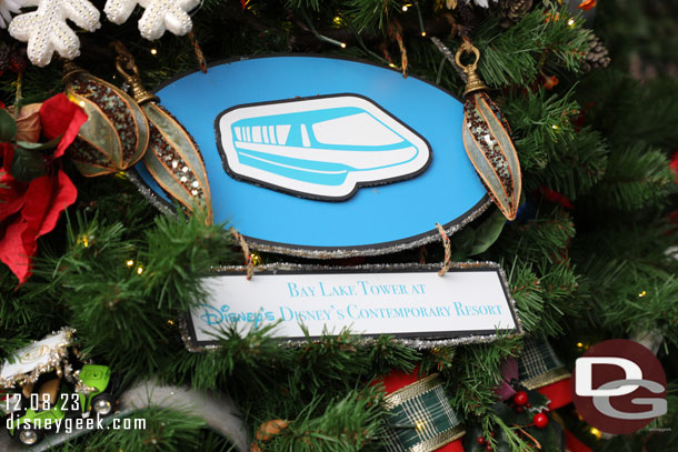 Each DVC property is represented on the tree