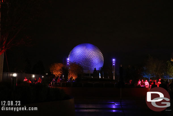 Spaceship Earth beyond World Celebration Gardens