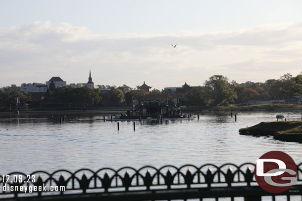 World Showcase Lagoon this morning