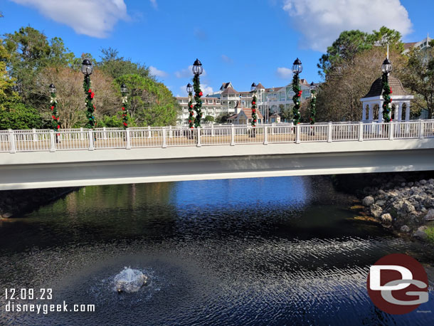 1:51pm - Disney's Beach Club Villas as I set of for the Animal Kingdom this afternoon.