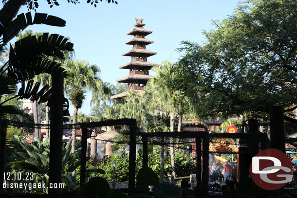 Looking back toward Adventureland