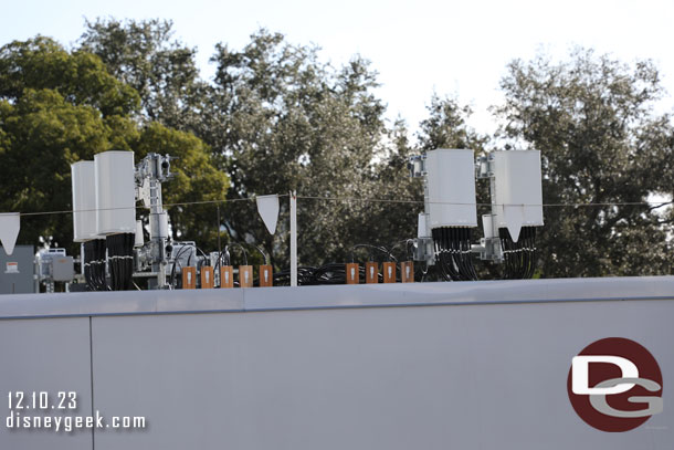 Equipment on the roof of the restroom buildings.  Cell or Wifi or something else?