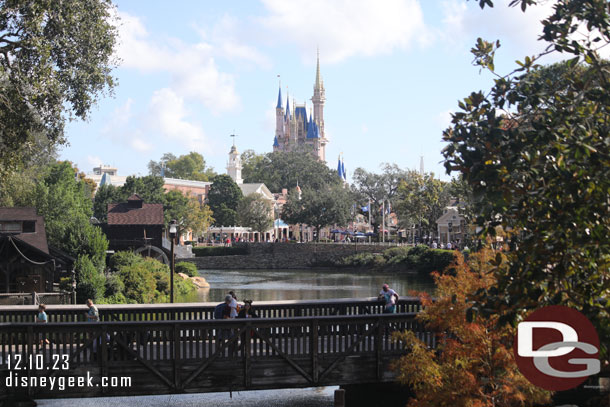 Cinderella Castle in the distance