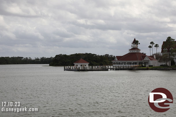 The line at the Grand Floridian dock.