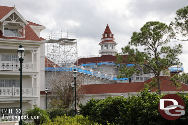 Renovation work continues at the Grand Floridian