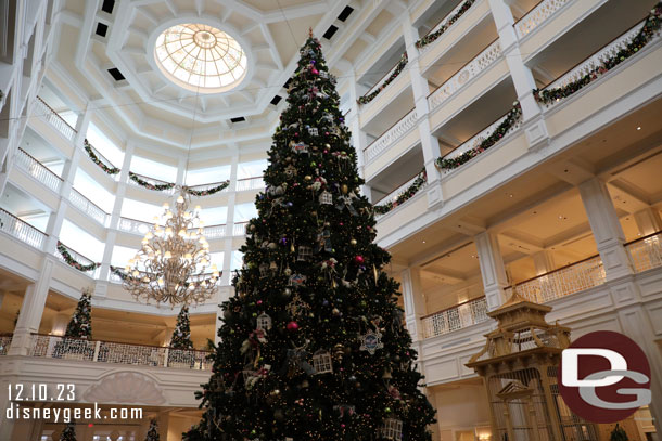 The Grand Floridian Christmas tree