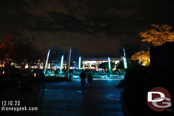 Spend some time roaming around World Celebration Gardens while waiting for Luminous