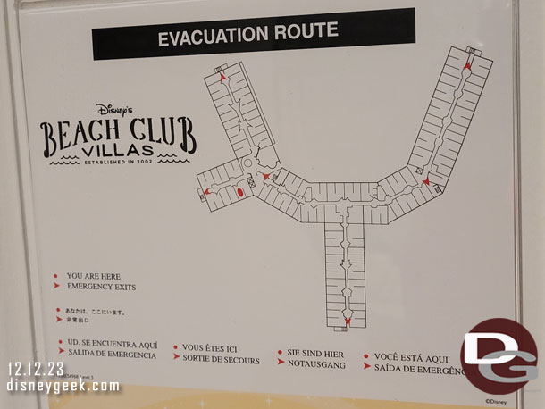 The Beach Club Villa floor plan.