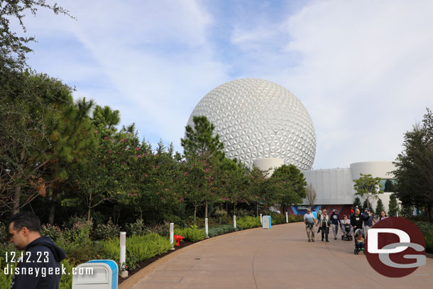 A look around World Celebration Gardens this morning