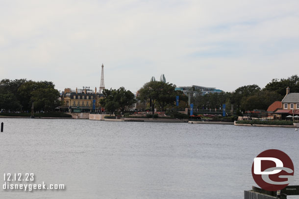 World Showcase Lagoon this morning