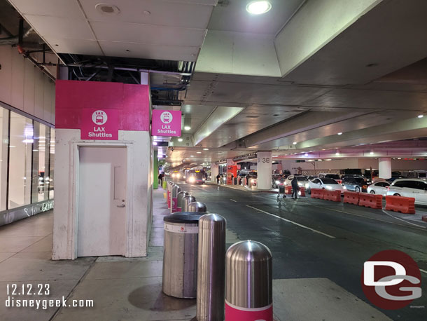 9:02pm - Picked up the suitcases and see our shuttle bus in the distance.  It took us under an hour from touchdown to our car.  For LAX that extremely fast.  We were home a little over 2 hours from touchdown.