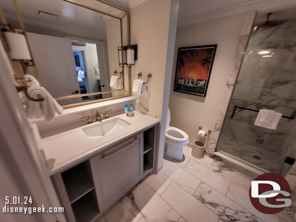 Moving over to the other side, this is the master bathroom