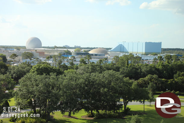 This offered a great view of EPCOT