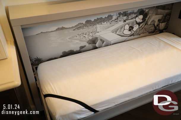 Another view of the bed