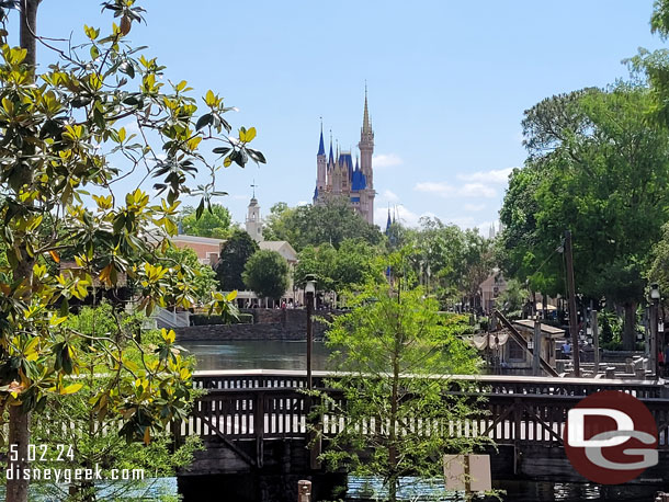 Cinderella Castle in the distance