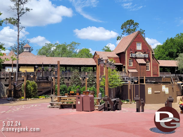 The Frontierland Station of the Walt Disney World Railroad