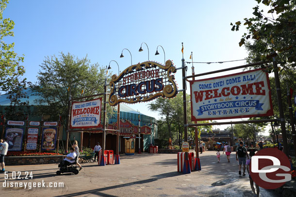 Decided to walk through Storybook Circus