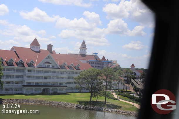 Renovation work continues at the Grand Floridian