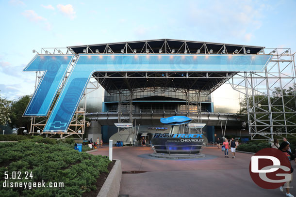 Test Track was down this evening.