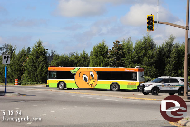 Orange Bird Bus