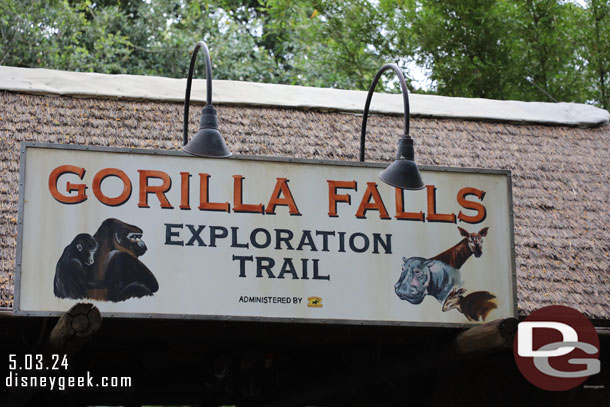 Next up Gorilla Falls