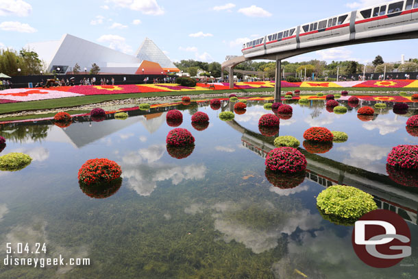 EPCOT World Celebration - Monorail reflection 