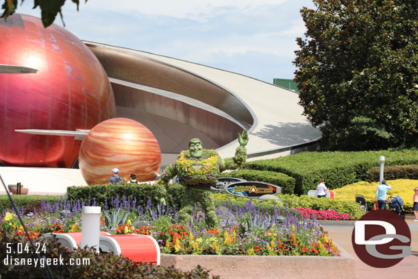 Buzz Lightyear near Mission Space
