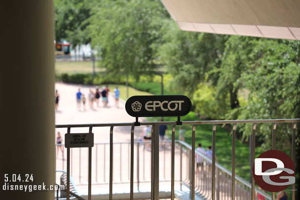 3:40pm - Onboard the Monorail and departing.