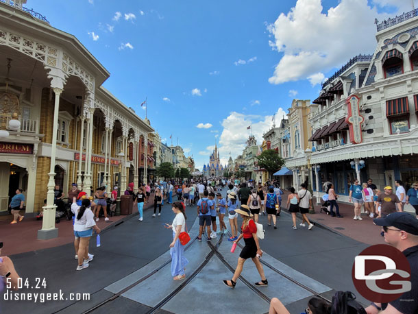 Main Street USA this afternoon