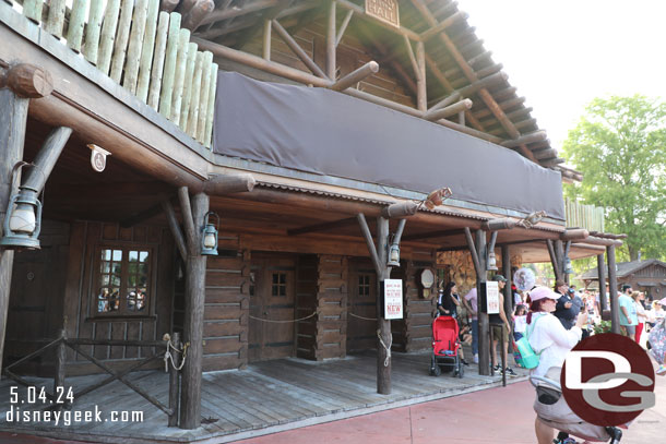 The Country Bears are closed as a new show is being installed.